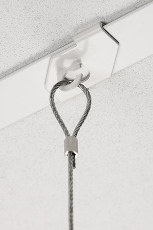 STAS suspended ceiling hook (for cords with loop) up to 3kg
